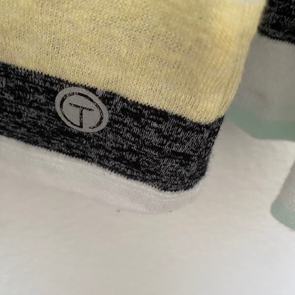 Talbots T by Talbots Soft Knit Long Sleeve Top Keyhole Colorful Women's XL - Picture 5 of 8